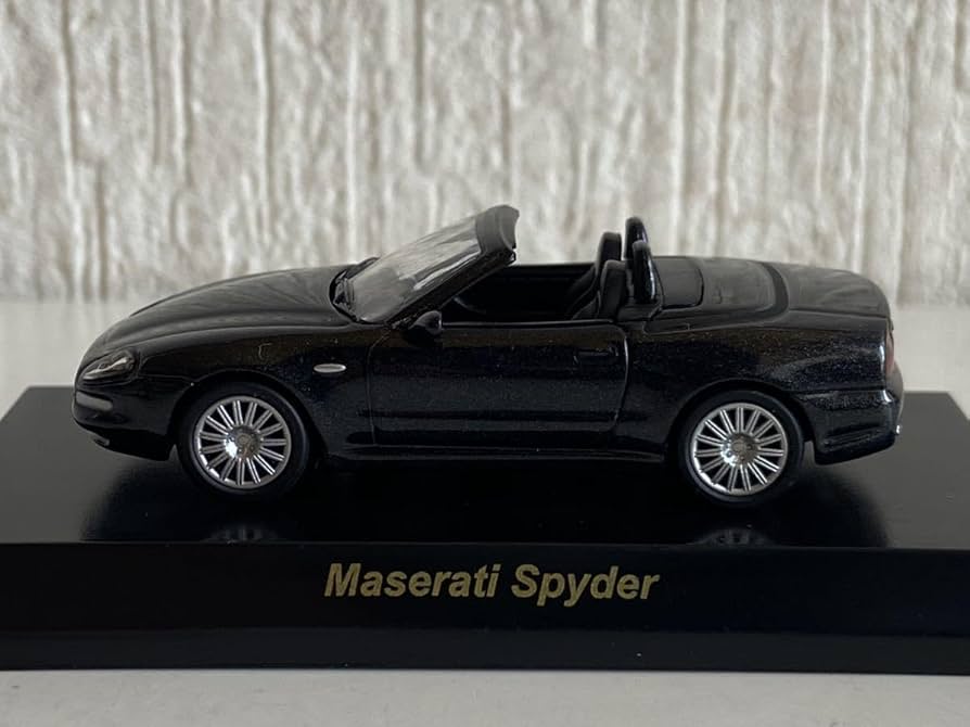 Amazon.co.jp: 京商 1/64 マセラティ スパイダー ブラック